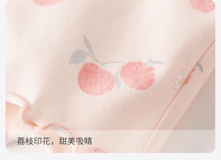 Davidella girls' leggings summer outfit new baby captcha pants children's antibacterial and mite resistant pants
