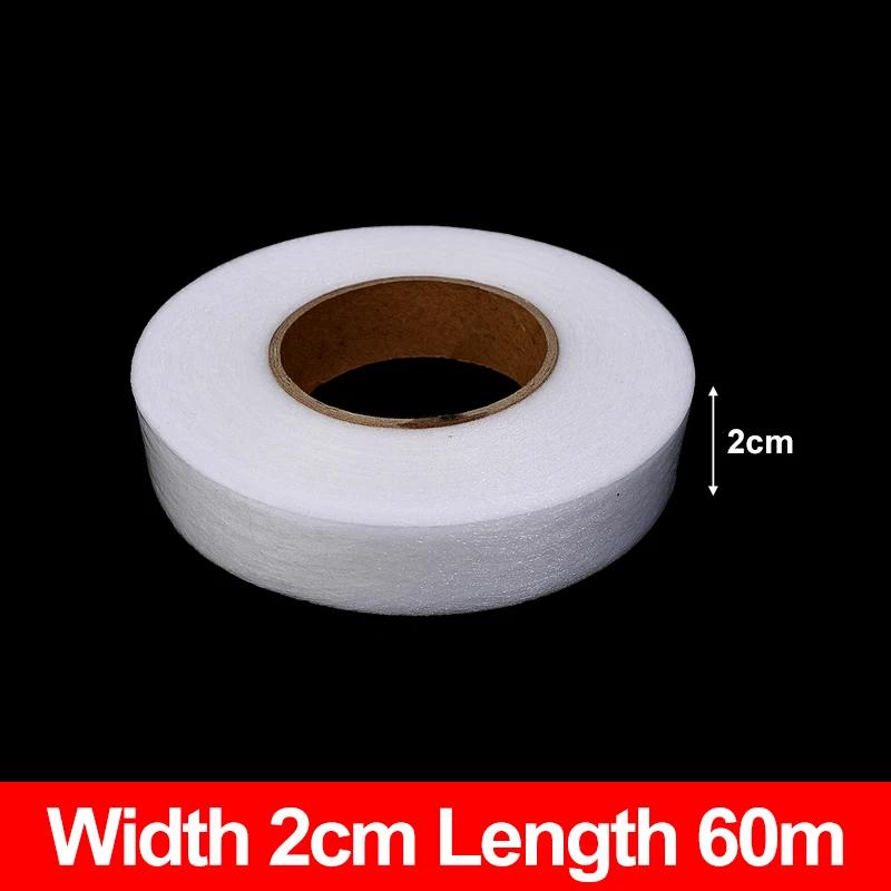 300/60M Adhesive Fabric Fusing Tape Iron On Hem Tape Pants Jean Clothes Trousers Edge Shorten DIY Sewing Tools Hemming Strips