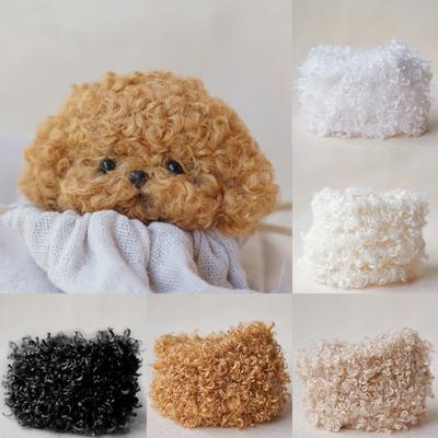 15mm Sewing Toys Decoration Supplies Curly Fur Plush Dolls Twisting Sticks DIY Toys Handmade