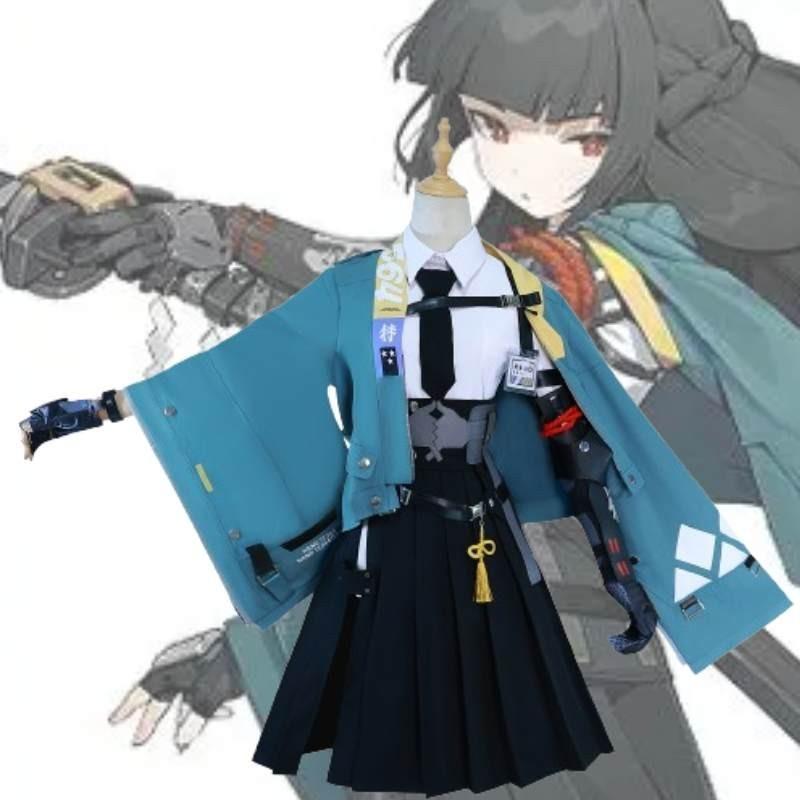 Trendy Street Style Polyester Cosplay Outfit With Accessories In Starry Elegant Color