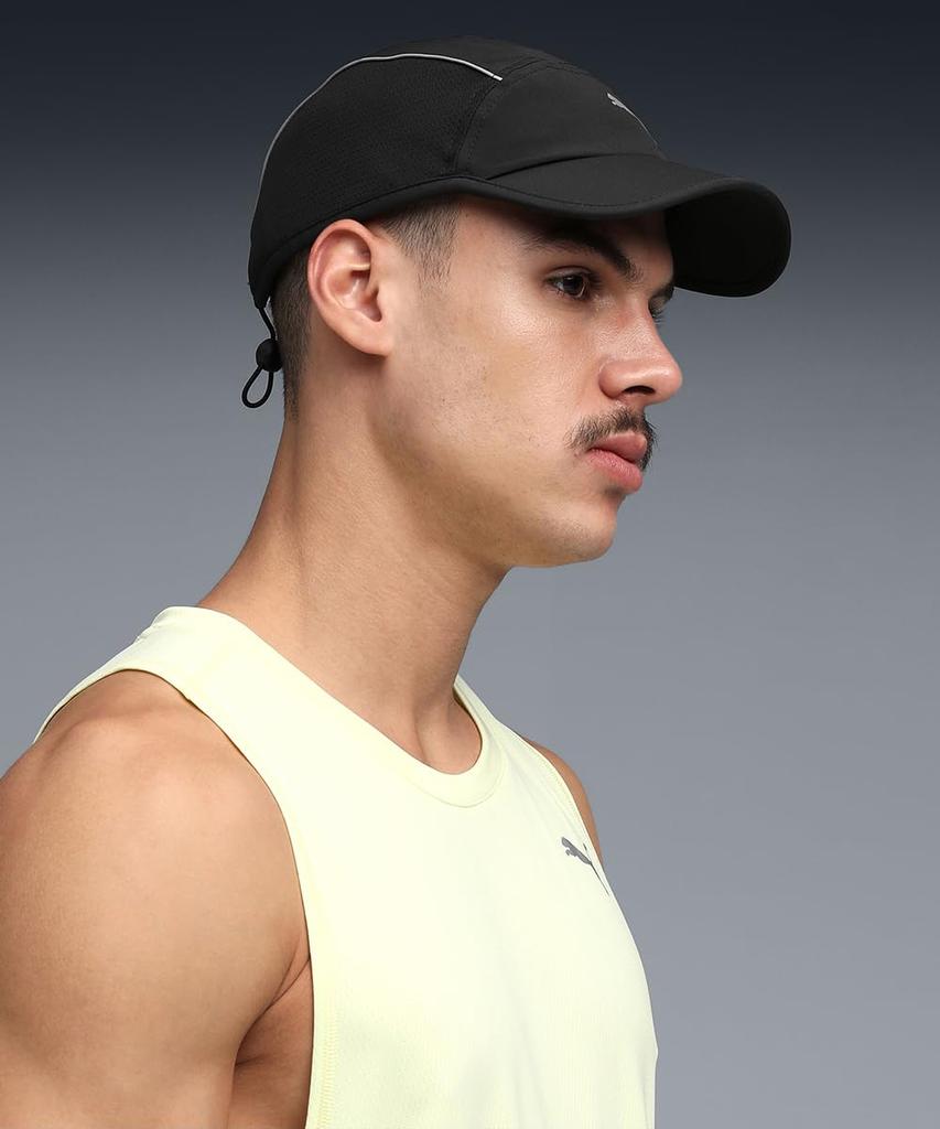 5 Short Visor Panel 02616701_Runner Cap_Puma Black_