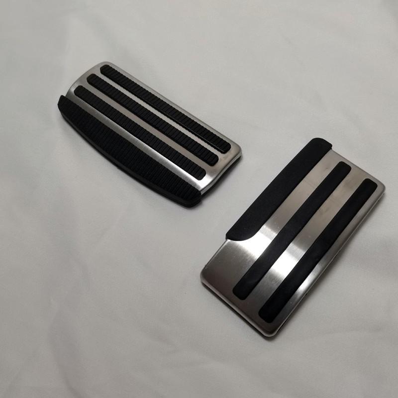 For Nissan Frontier 2025 Stainless Steel Car AT Gas Fuel Brake Pedal Auto Accelerator Pedal Anti-Slip Cover 2024