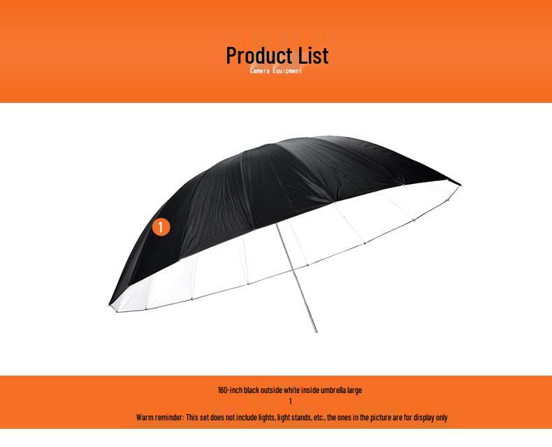 Godox 60" Black/White & Black/Silver Softbox Reflector Umbrella 150cm for Studio Portrait Photography Lighting