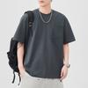 Pocket Short-sleeved T-shirt for Men's Summer New Loose Five-quarter Sleeve Round Neck T-shirt for Men