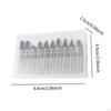 20Pcs Engraving Drill Bit Rotary Burr Kit 1/8" Shank Versatile Double Cut for DIY Woodworking