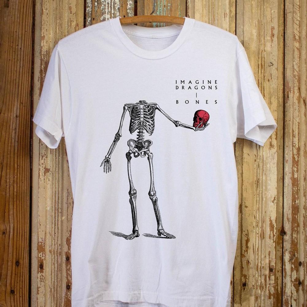

Imagine Dragons Bones T Shirt Black Cotton Gift For Fan BL1611 4XL