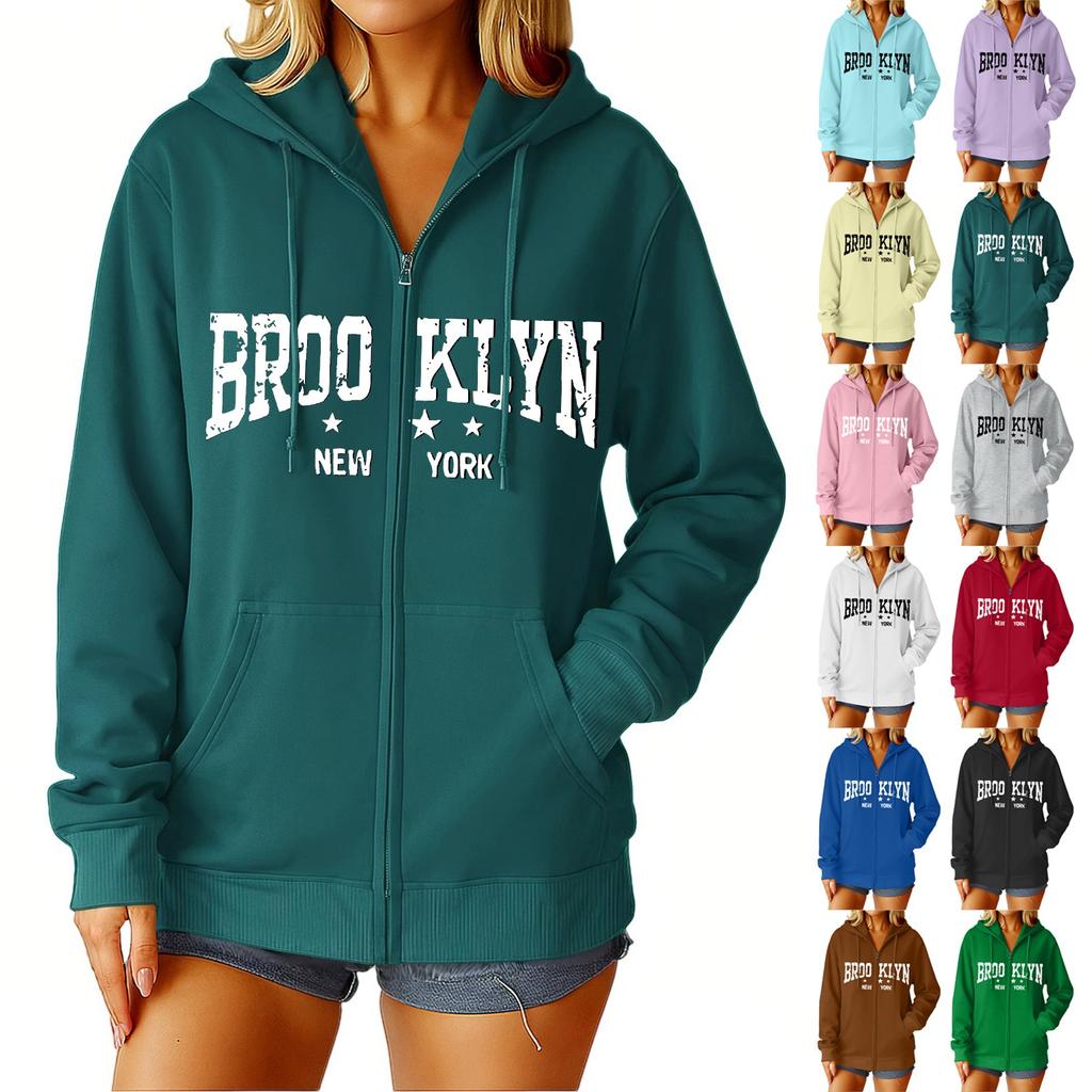 Womens Hoodies Fall Game Day Sweatshirts  Casual Long Sleeve Loose Coat Fall Hoodie Sweatshirt
