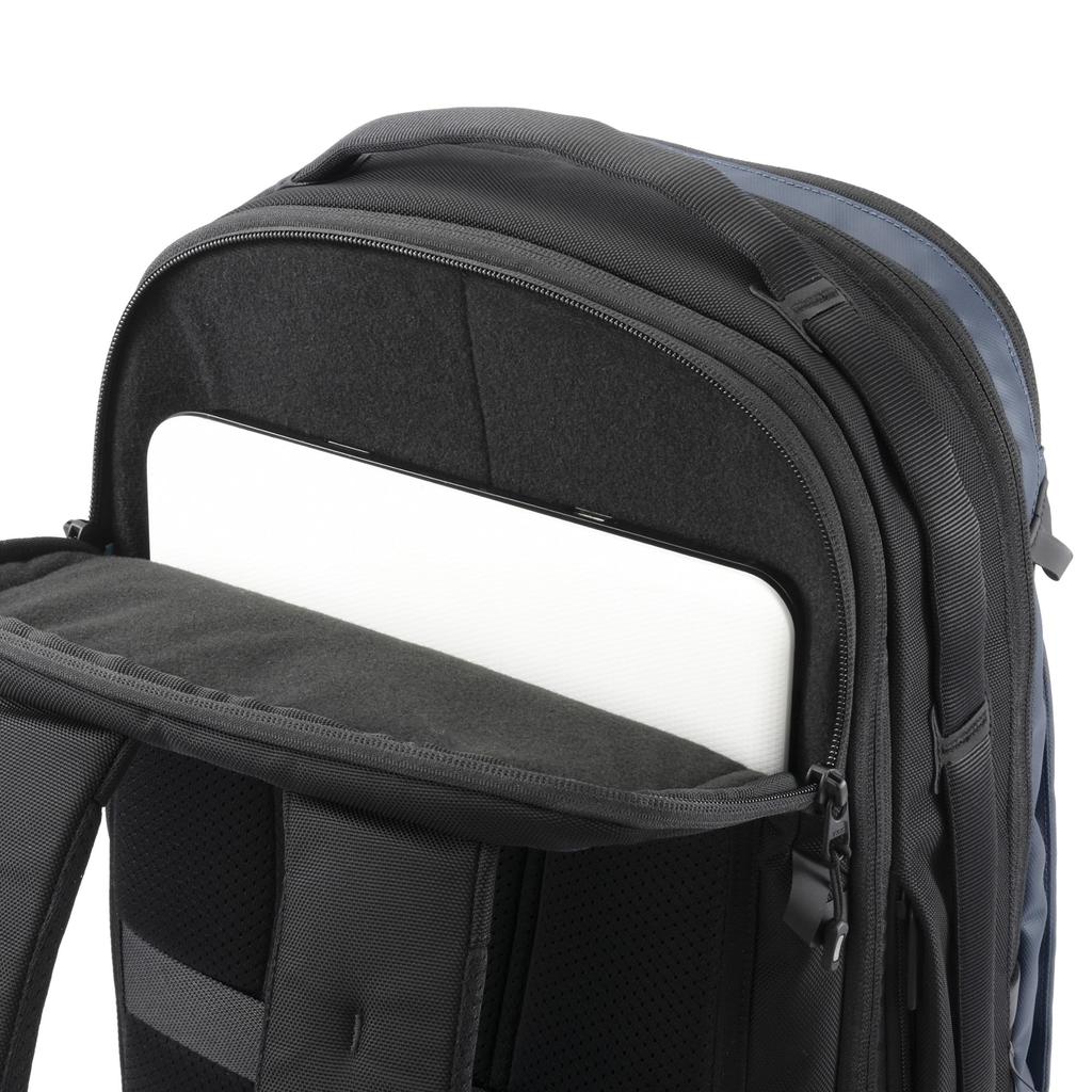 Business Backpack for B4 Size Compatible with Inch 2 Air 23L Capacity Expansion Reflector Setup Rucksack Black H49 X W29 X D16cm [Ace Gene] Men,
