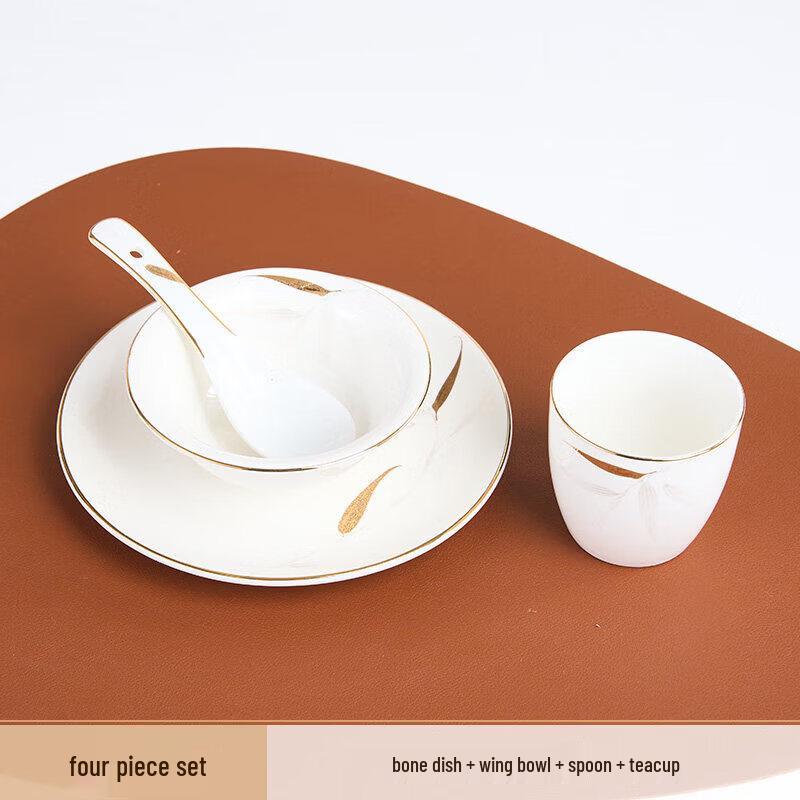 Sweet & Elegant New Chinese Style Ceramic Teacup Set