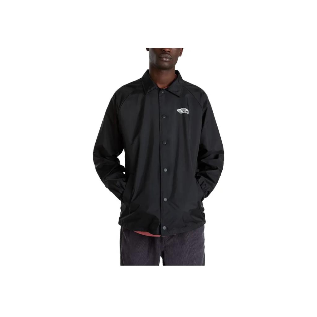 Vans Casual Windproof Comfortable Breathable Raglan Long Sleeve Jacket Men Jackets Black VN0A5KEYY28