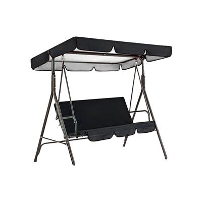 Outdoor Swing Canopy Cover Set Oxford Fabric Swing Waterproof Dustproof Sunshade Cover Deck Patio