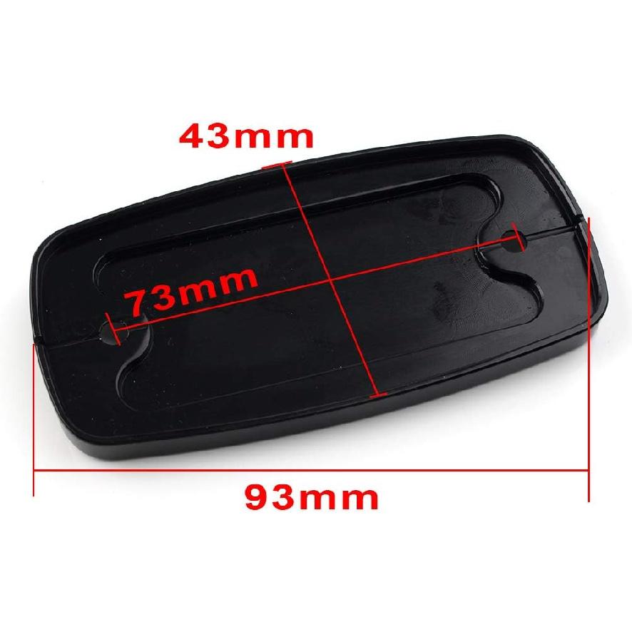 GZYF Motorrad Vorderbremsflüssigkeitsbehälter Schutz Abdeckung Kappe für Suzuki für Boulevard M109R 2006-2018, Schwarz