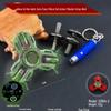 Luminous All-Metal Finger Spinner Set - Long Spin Time & Stress-Relief Toy