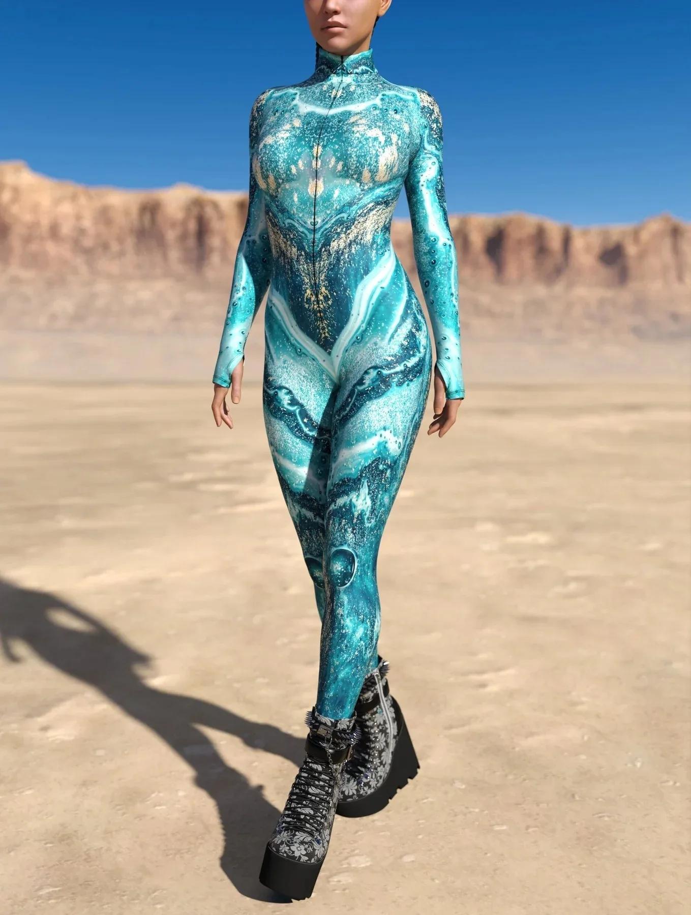 

3D цифровая печать сценические костюмы для взрослых Хэллоуин мероприятия карнавал тематическая вечеринка косплей костюм ролевые игры комбинезон Adults XXXXL