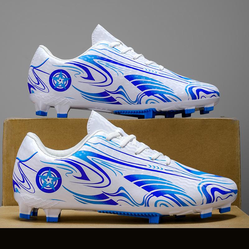 New Tf/Fg High Quality Professional Fast Grass Soccer Shoes Ultralight Training Studded Football Boots Mens Football Field Boots