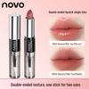 2-in-1 Double-Ended Lipstick: Hydrating, Long-Lasting, Waterproof, Non-Stick with Setting Spray
