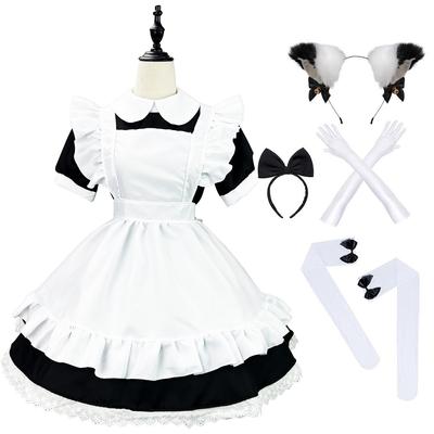 Light Music Girl Maid Cosplay Costume with Alice Lolita Theme Anime Cosplay