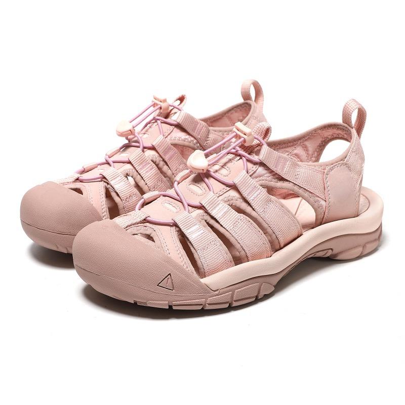 Mode 2025 Pink Damen Outdoor Zehen Casual Leicht Atmungsaktiv Sommer Strandschuhe Luxus Leicht Wanderschuhe Größe 45