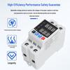 Adjustable Single-Phase DIN Rail Voltage Protector with Digital Display 220V 63/80/100A