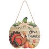 Front Door Sign Pumpkin Decorated Waterproof Durable Odorless Farmhouse Sign for Home Office Farm