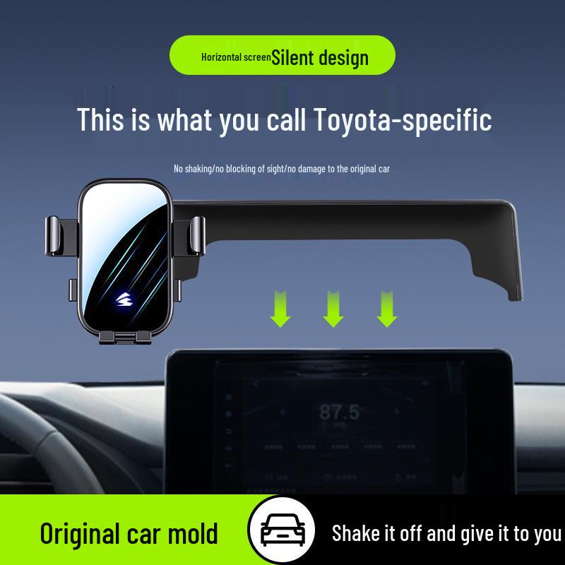 Toyota Auto-Bildschirm Handyhalter - Horizontale Stumme Spiegel-Navigationshalterung