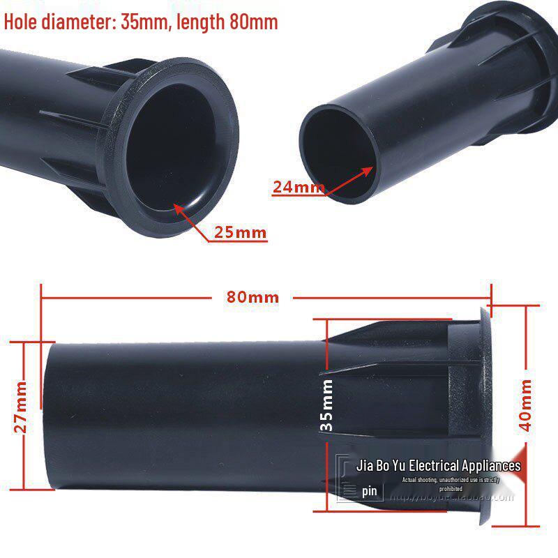 Speaker Bass Reflex Tube, 18mm-144mm, for Audio System Sound Guide, 2in-18in Air Vent Hole, Brand New.
