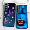 Halloween Wizard Hat Horror Fun Phone Case For Samsung Galaxy S22 S25 Ultra S21 S10 Plus S26 Edge S20 S23 S24 FE Cover Silic