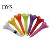 Verstellbarer Tee 10 Stück 38/70/82MM Golf Gestreift Spitze Scharf Kunststoff Ballhalter Trainingshilfe Spike Set Zubehör Golfer Geschenke Robust