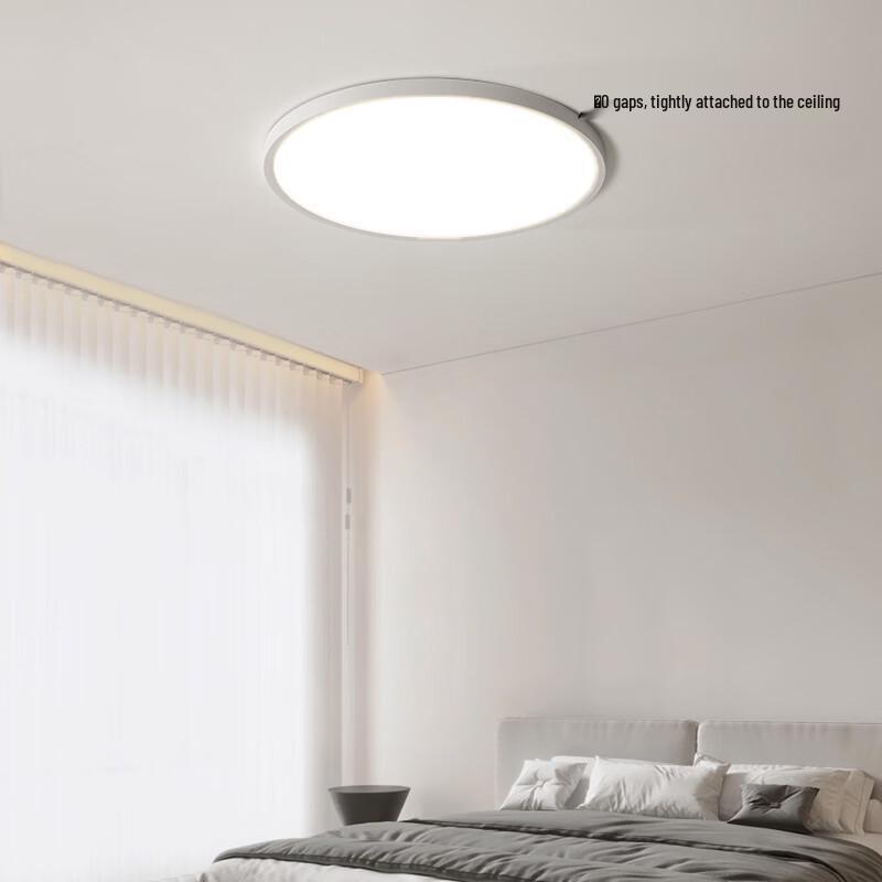 Modern Rectangular LED Ceiling Light, 3-Color Dimmable