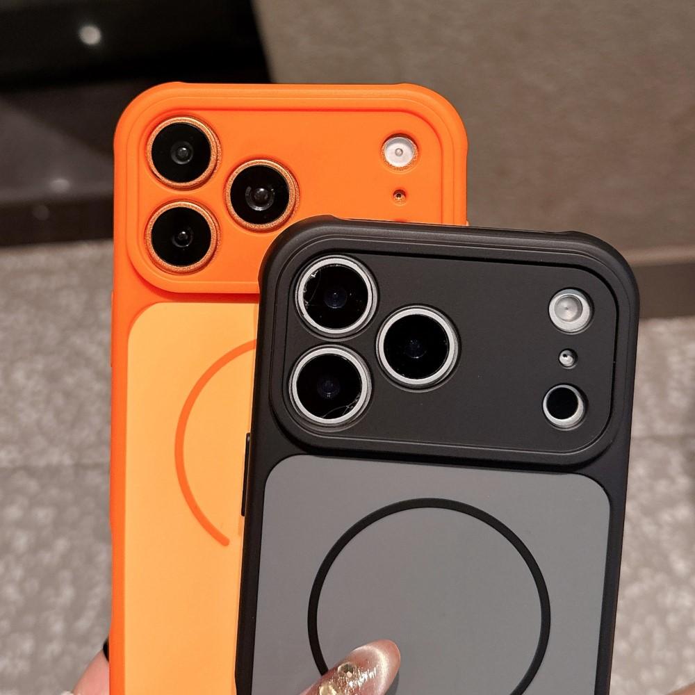 Matte Shockproof Bumper Case for iPhone 17 Air 16 15 14 Plus Pro Max 11 Magnetic Wireless Charge Hybrid Armor Hard Cover