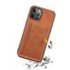 Denior Applicable iPhone15ProMax Mobile Phone Case Apple 14Pro Bracket Card 13 Anti-drop Leather Case 12