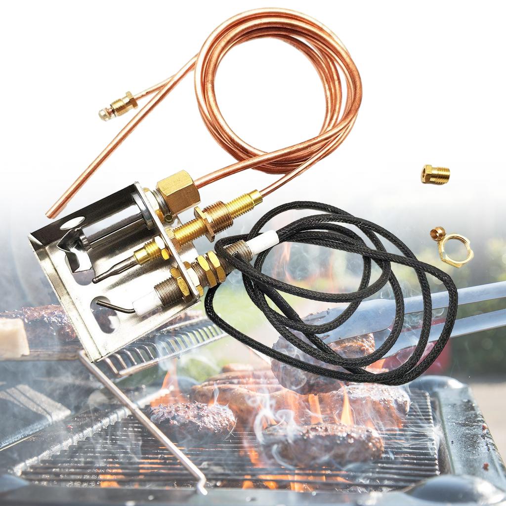 High Quality DIY Safety Replacement Part Pilots Burners Assembly for Fireplaces Propane Gas Igniter Kit Durable Reliable