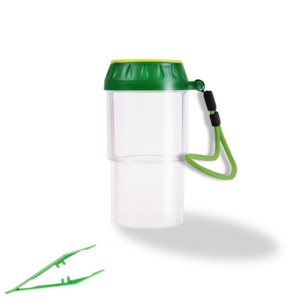 Magnifying Insect Observation Box Scalable Ant Observation Jar Bug Viewer Box  Outdoor Equipment 3.35x3.35x2.36 in