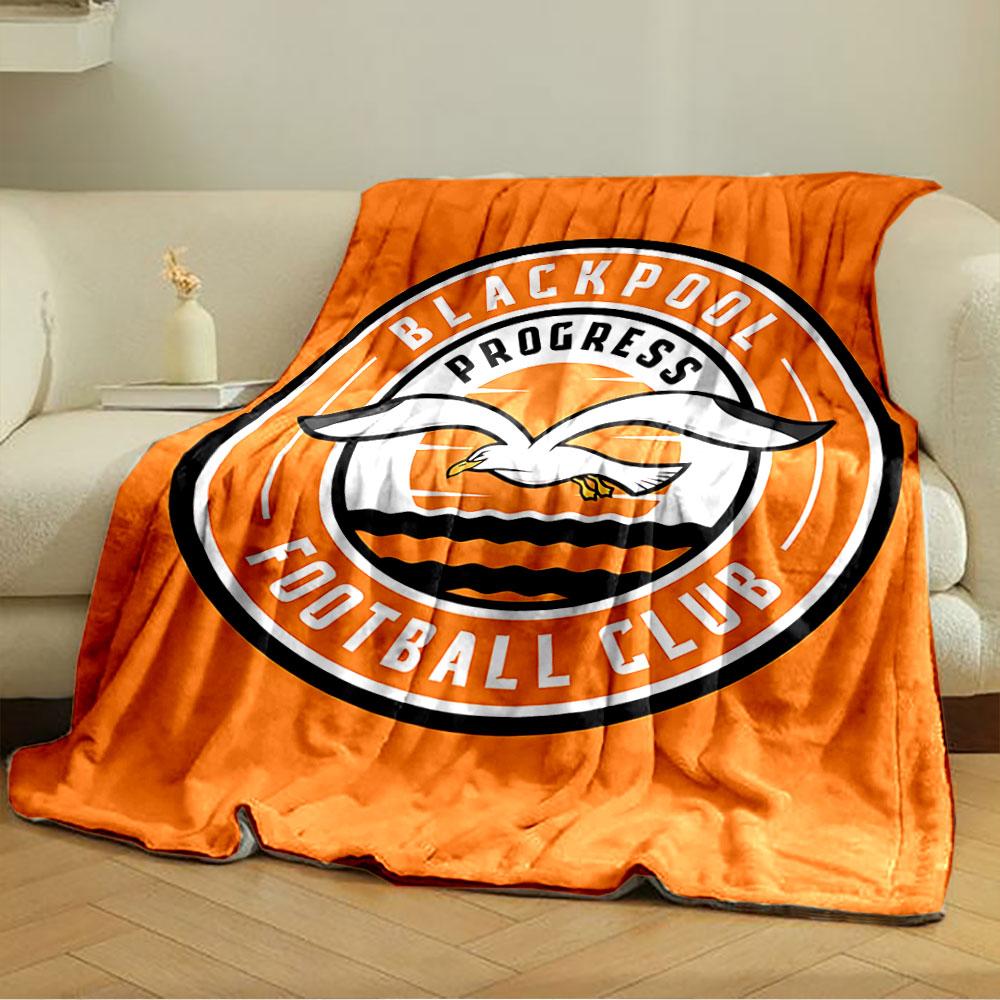 Blackpool Football Club Blanket for All Seasons Blanket Lunch Break Throw Gift