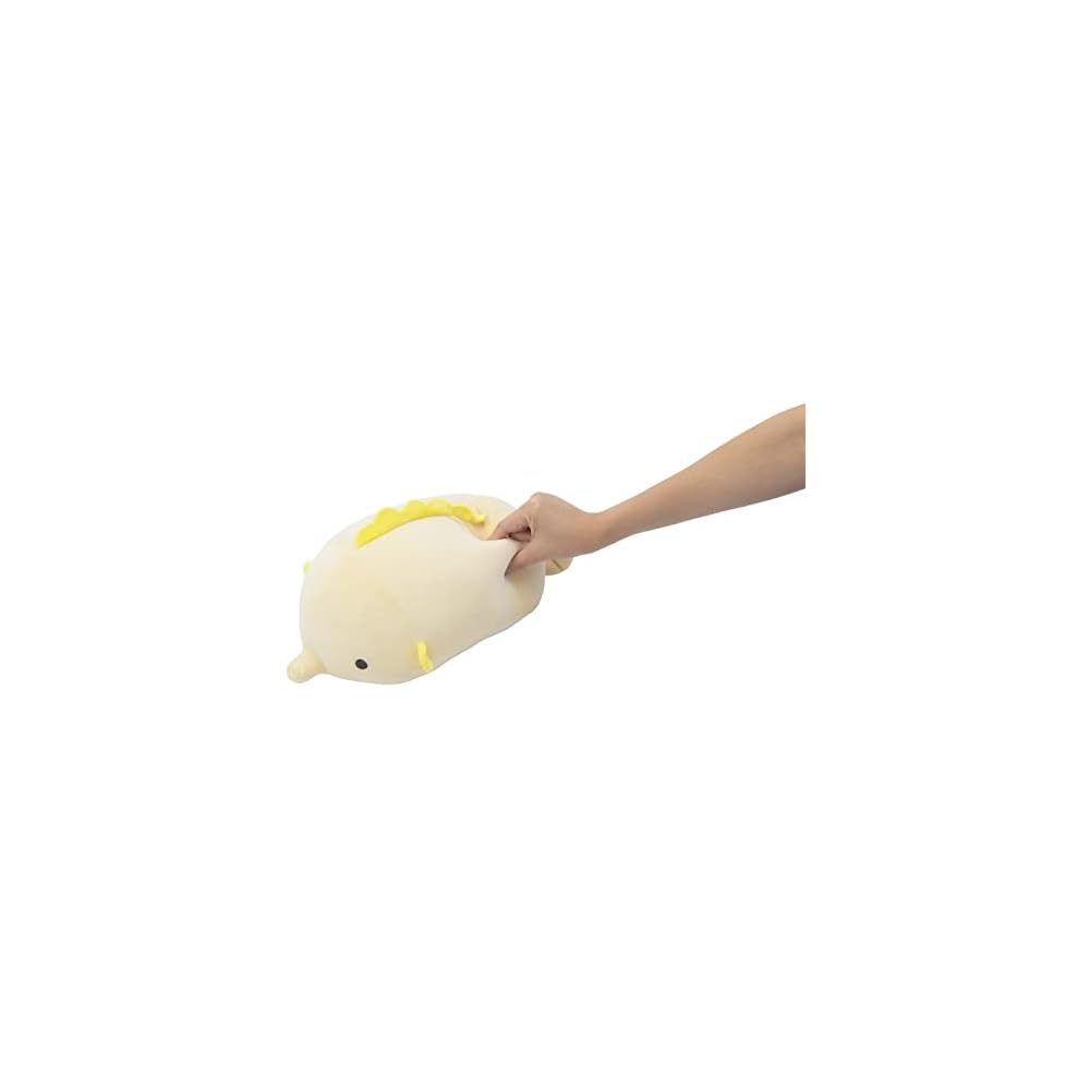Ribuheart Bolster Marshmallow Aquamie Seahorse Plush Toy 27cm Soft Cushion Pillow
