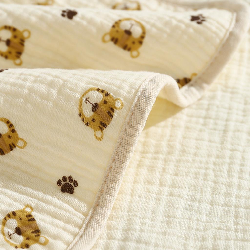 Baby Washcloths with 4-layer for Newborn Soft Baby Wash Cloths for Boys Girls Cotton Face Towels for Newborn 10x10-inch
