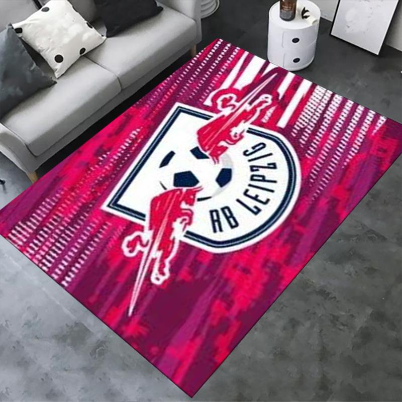 RB Leipzig Logo Carpet Rug for Living Room Bedroom Home Sofa Decoration,Kids Play Non-slip Floor Mat
