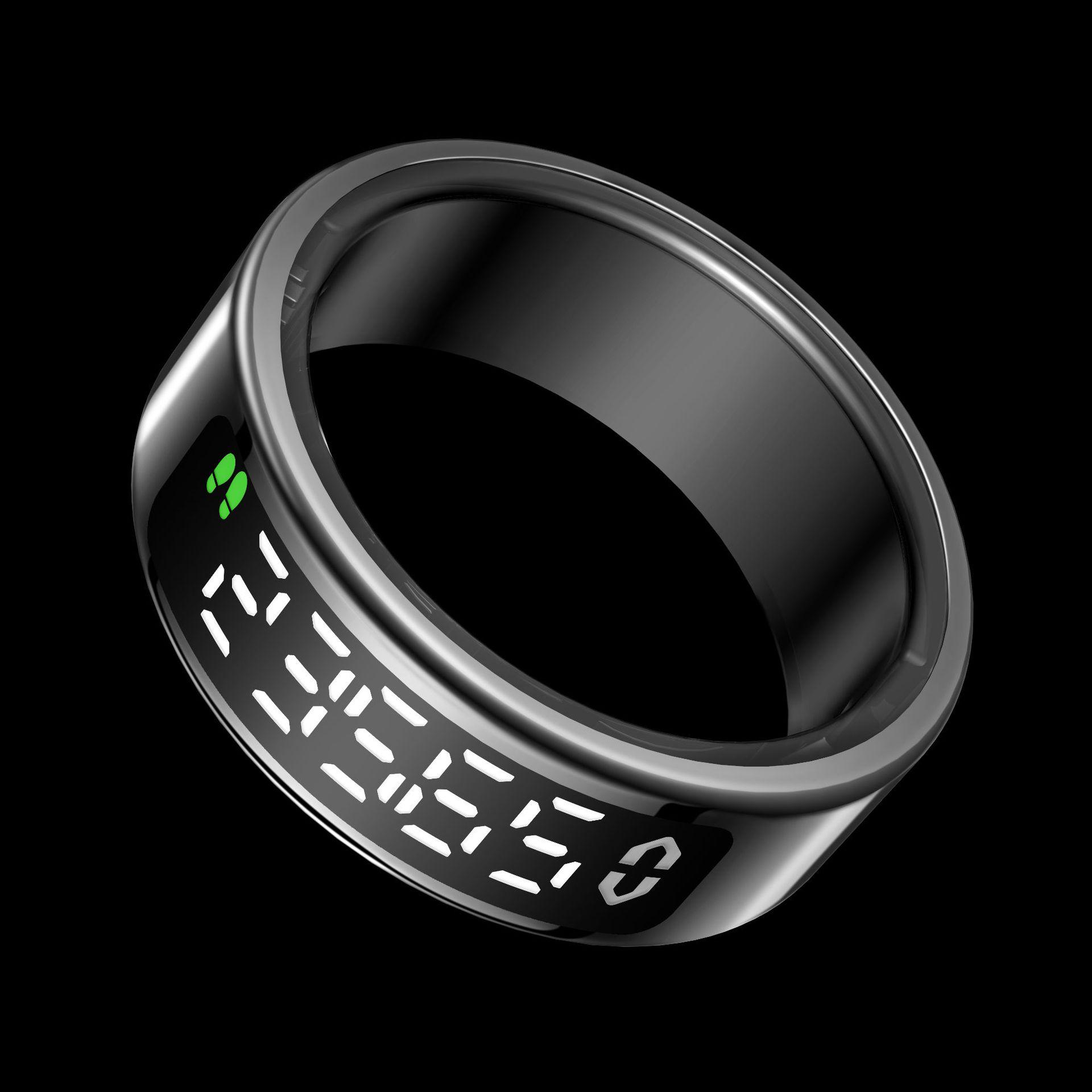 Bluetooth Pedometer Ring: Monitors Blood Pressure, Oxygen, Activity Temperature with Health Reminders