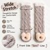 Fuzzy Newborn Knee High Socks Thickened Infant Winter Stockings Coral Fleece Socks  0-3 Years Old