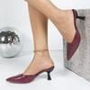 New Style Oversized Loafers with Pointed Toes and Thin Heels - Women's High-heeled Shoes