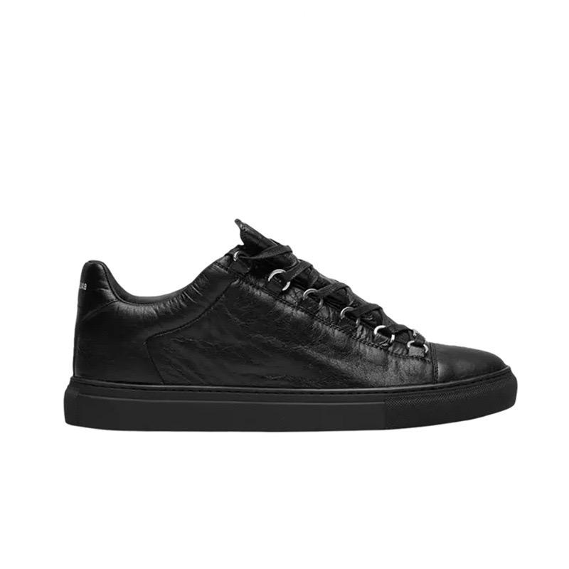 LUXSOLE High Quality Men Fashion Black White Leather Paint Splatter Low Top Casual Shoes Unisex Luxury Brand Spring Autumn Flat Shoes