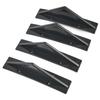 Rear Diffuser Trim 4PCS/Set ABS Plastic Accessories