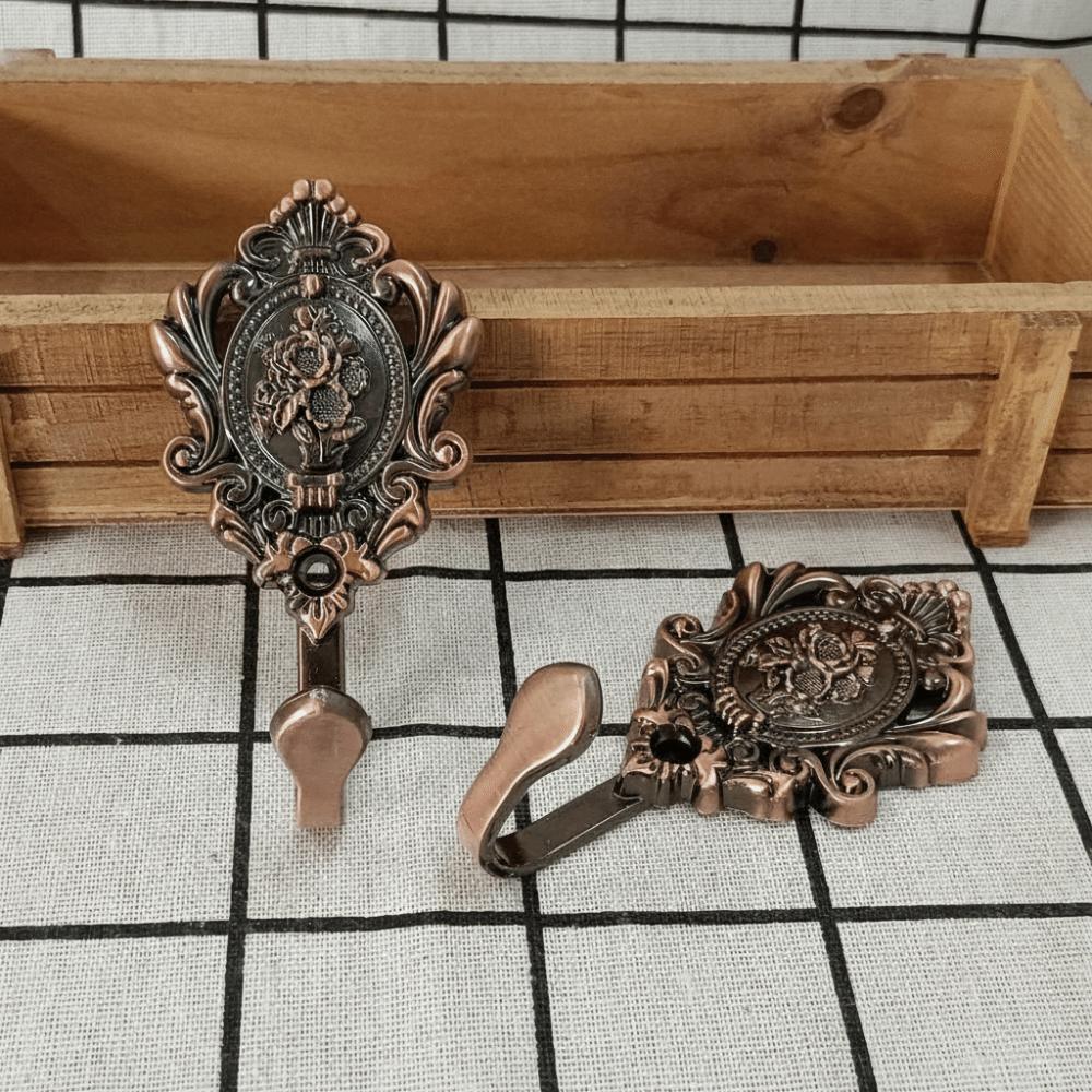 2Pcs Vintage Style Tieback Hooks Zinc Alloy Wall Hook New Curtain Drapery Interior Design