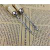 3PCS Durable Wooden Handle Hand Sewn Puncher, Shoe Repair Leather Specific Crochet Hook, Hand Sewn Auxiliary Accessories