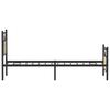 Bed Frame without Mattress Sonoma Oak Finish 75 x 190 cm Engineered Wood
