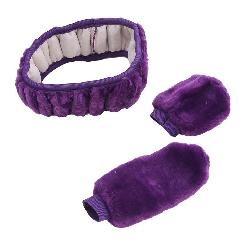 Soft Wool Steering Car Wheel Handbrake Accessory Winter Warm Automotive Interior Cover