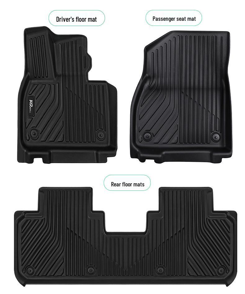 Full Coverage TPE Car Floor Mats for Volkswagen Sagitar, Lavida, Bora, Magotan, ID, Passat, Tayron, Tiguan L