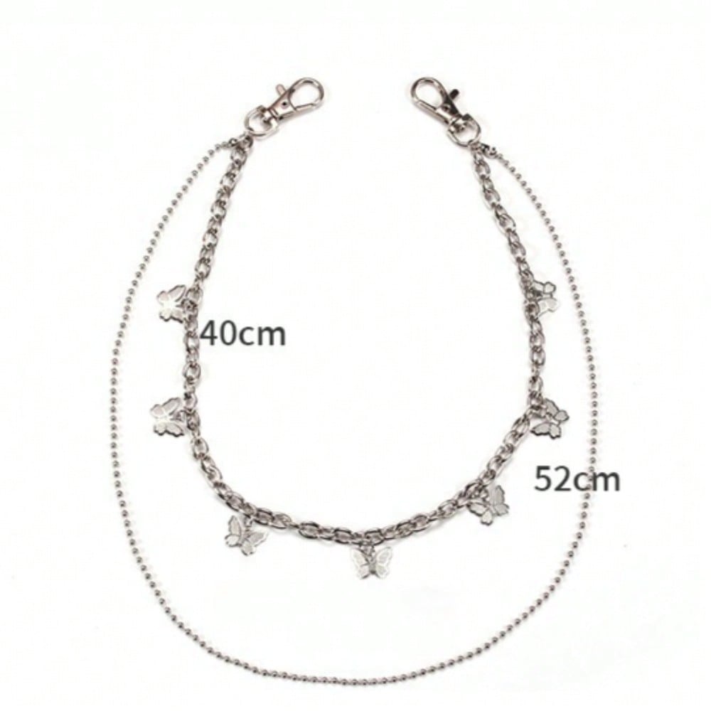 European and American Jewelry Sexy Candy Color Bear Waist Chain Trouser Chain Women's Fashion Color Chain Trouser Chain Decoration