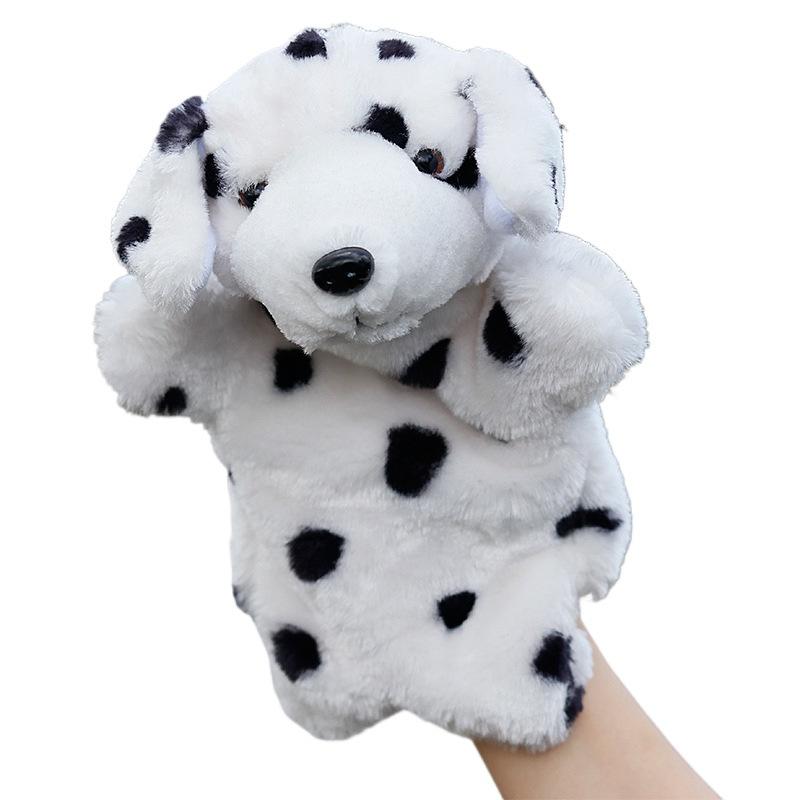 Animal Hand Puppet Cat Dolls Plush Hand Doll Early Education Learning Toys Children Marionetes Puppets for telling story