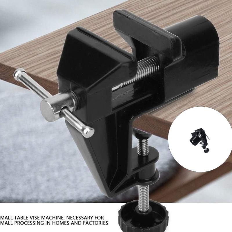 Small Clamp Vise Strong Clamping Force Ideal for Holding Metal Wood Plastic in Garages Model Shops and Hobbies Applications